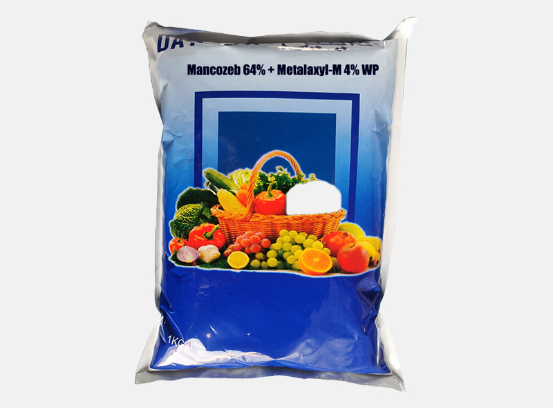 Fungicide Mancozeb 64% + Metalaxyl-M 4% Wp